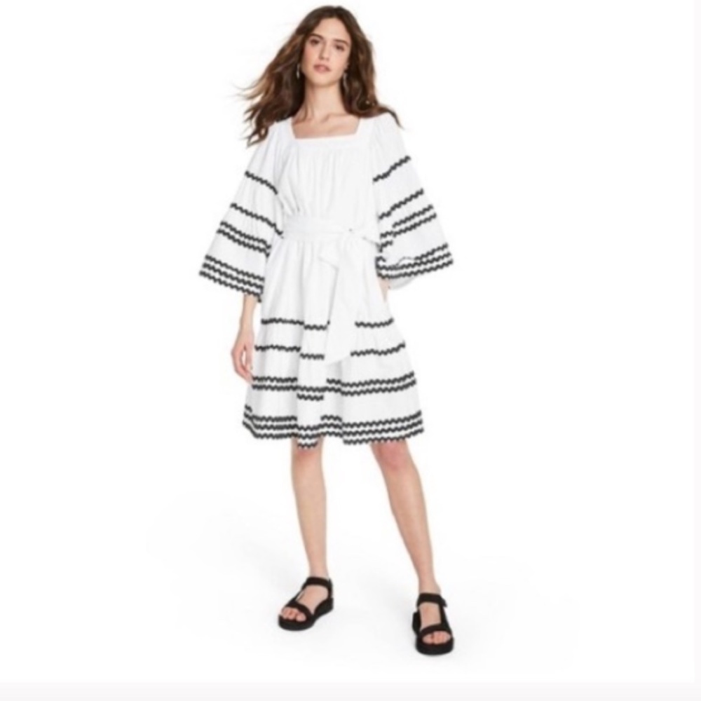 Adorable Ric Rac Flare Dress Lisa Marie Fernandez - Picture 3 of 9